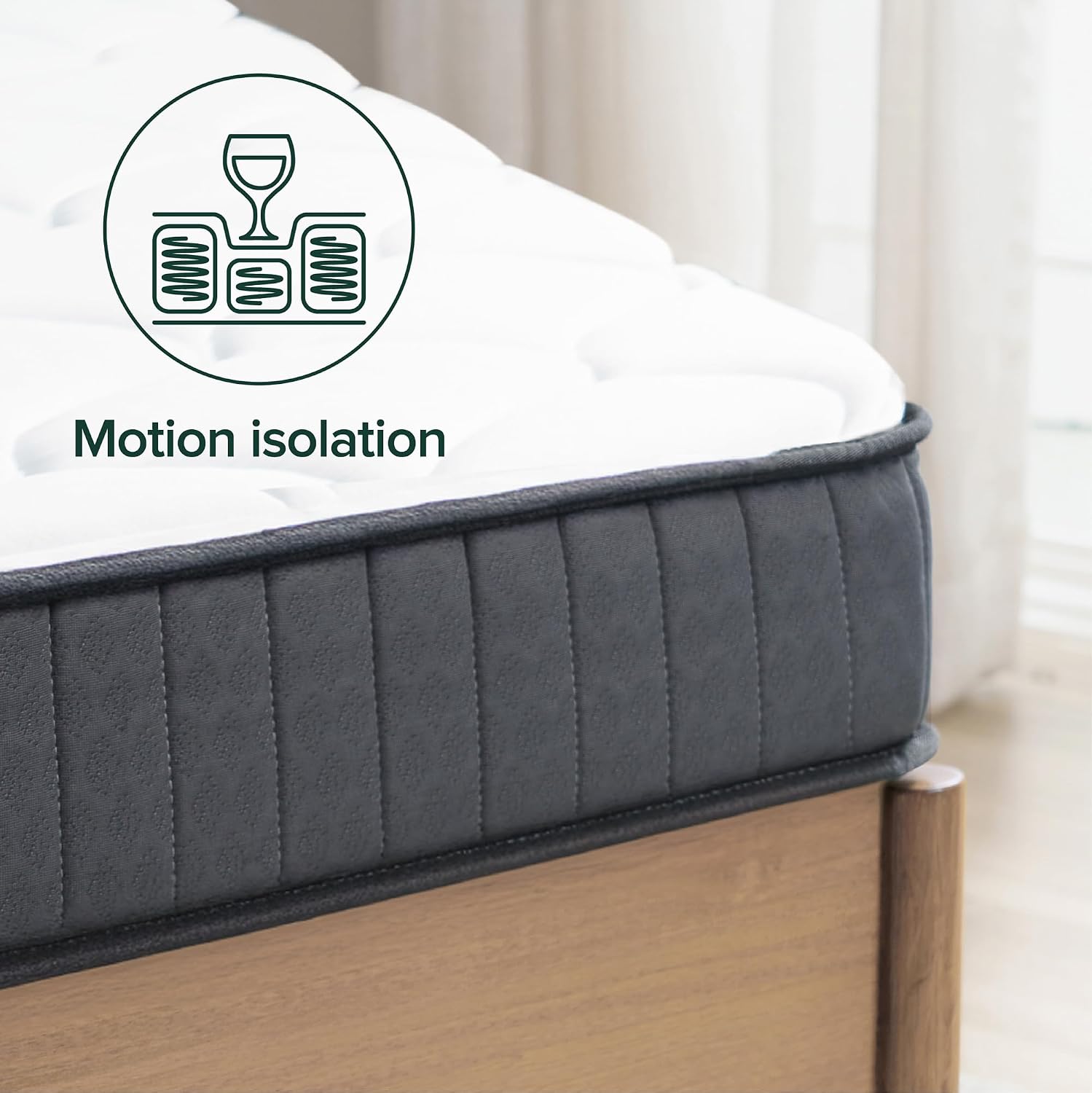 Detalle 2 de Zinus Double Memory Foam Mattress 135 x 190 cm