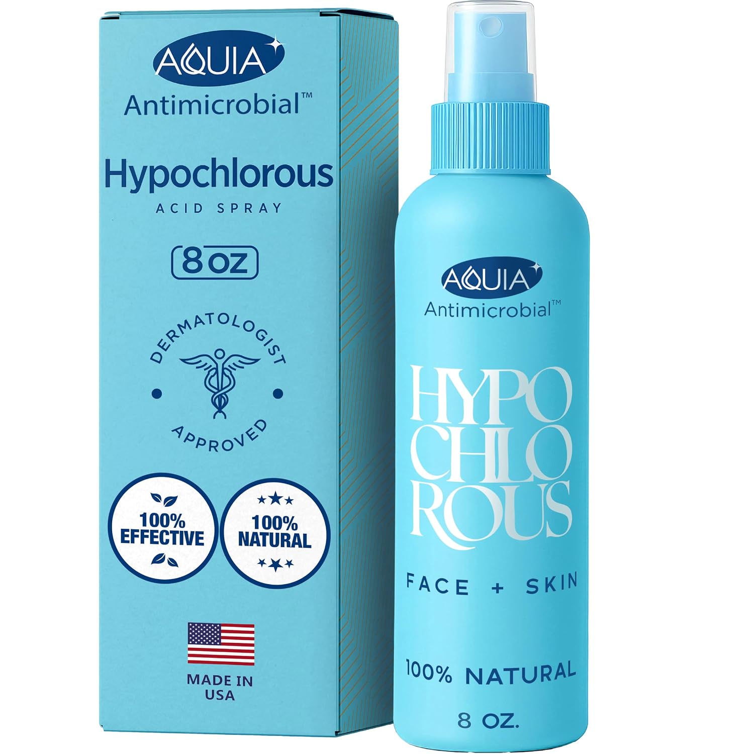 Detalle de Aquia Hypochlorous Acid Face and Skin Spray, 8 oz Facial Mist