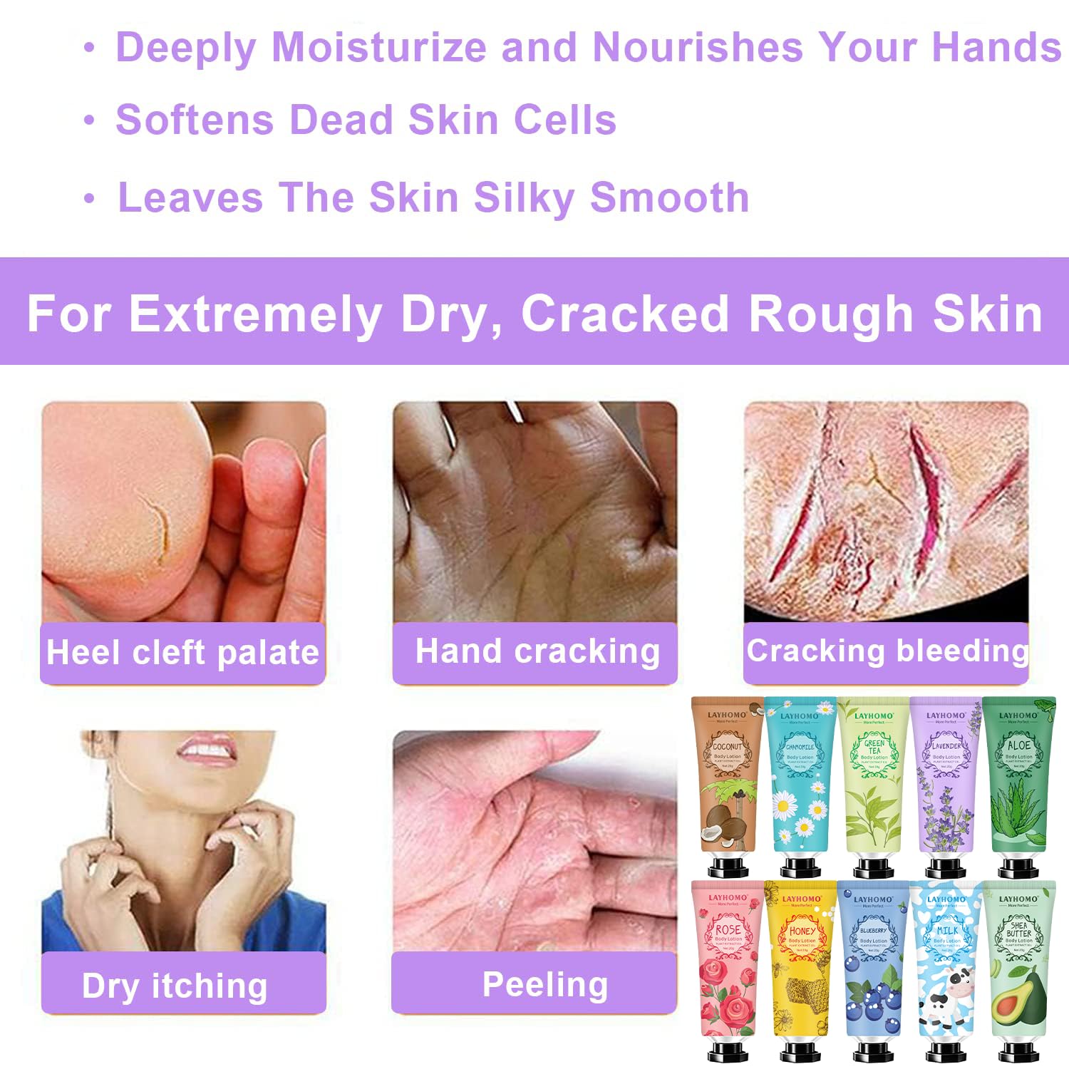 Thumbnail 6 de 20 Pack Mini Body Lotion Gift Set for Dry Skin – Travel-Sized, Shea Butter & 10 Fragrances