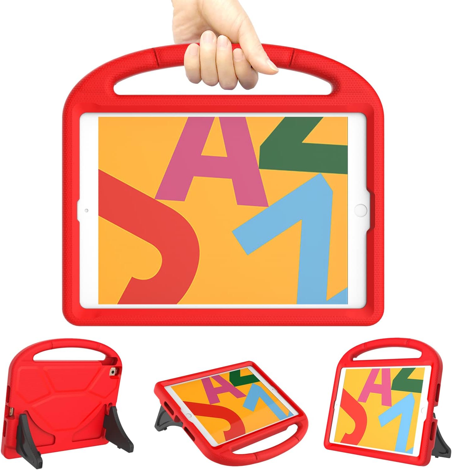 Thumbnail 6 de TrendGate Pink Kids Case for iPad 10.2 (9th/8th/7th Gen) with Handle and Kickstand