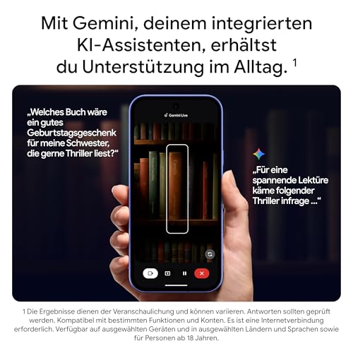 Thumbnail 7 de Google Pixel 10a (Obsidian, 128 GB) – 7 Jahre Betriebssystem‑ und Sicherheitsupdates