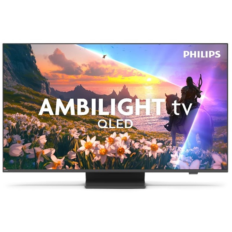Detalle de Philips 55PUS8600: TV QLED 55" con Ambilight y HDR para cine en casa