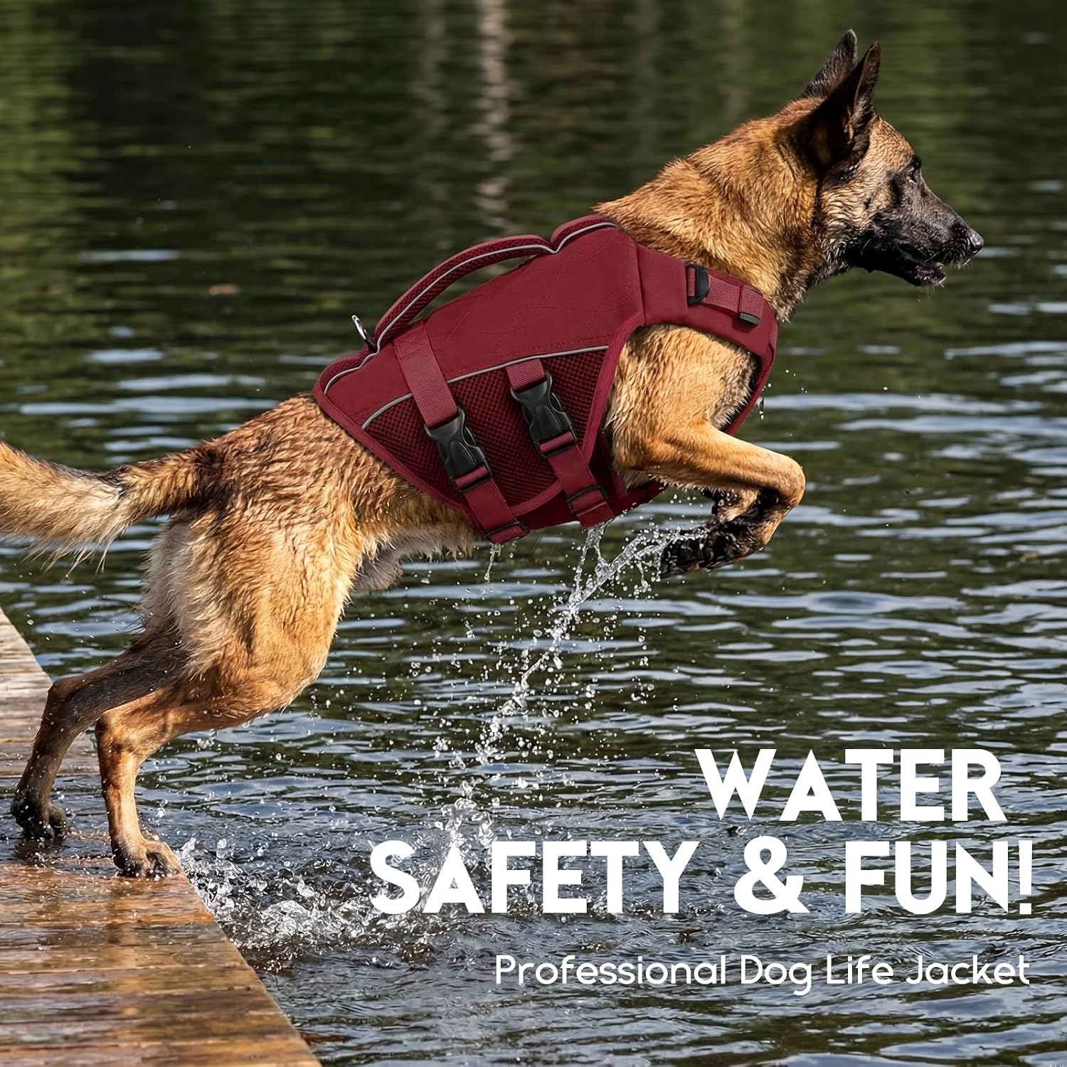 Detalle de ASENKU Dog Life Jacket XS