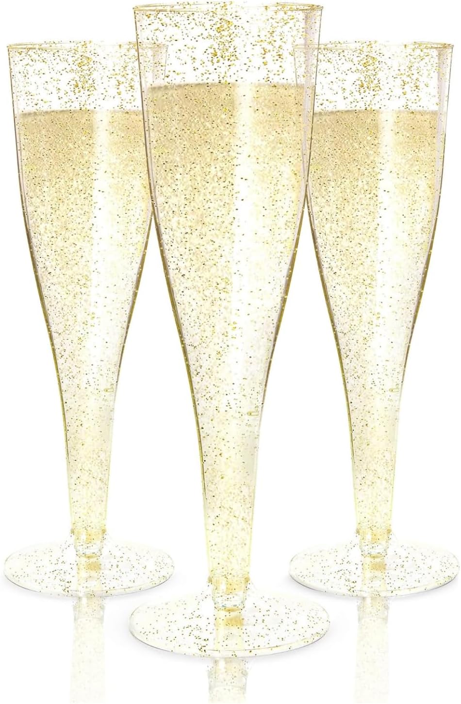 Thumbnail 6 de Prestee 200-Count Clear Plastic Champagne Flutes, 4.5 oz – Elegant Disposable Glassware for Weddings, Parties & Events