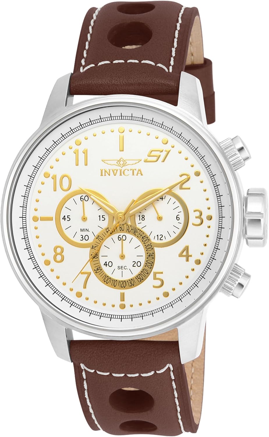 Thumbnail 3 de Invicta S1 Rally Montre Homme 48 mm – Quartz, acier inoxydable, noir