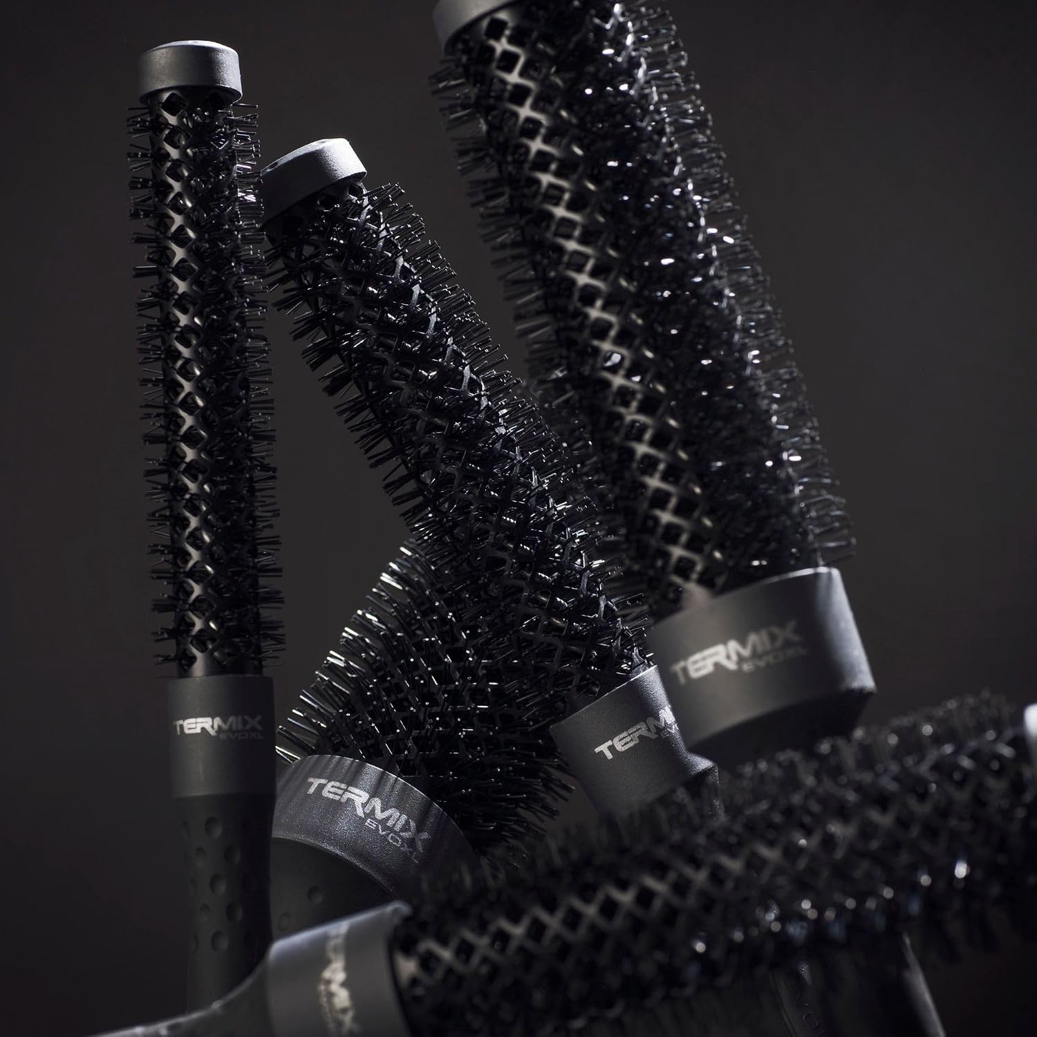 Detalle de Termix Evolution XL Spazzola per capelli Ø37: tecnica di asciugatura più rapida e design 3 cm più lungo