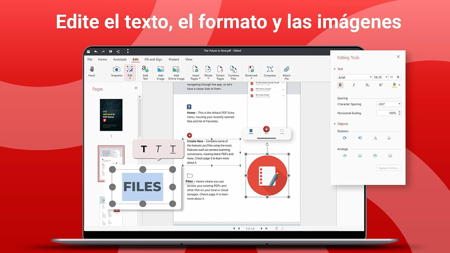 Thumbnail 3 de PDF Extra Lifetime: editor de PDF profesional de por vida de MobiSystems