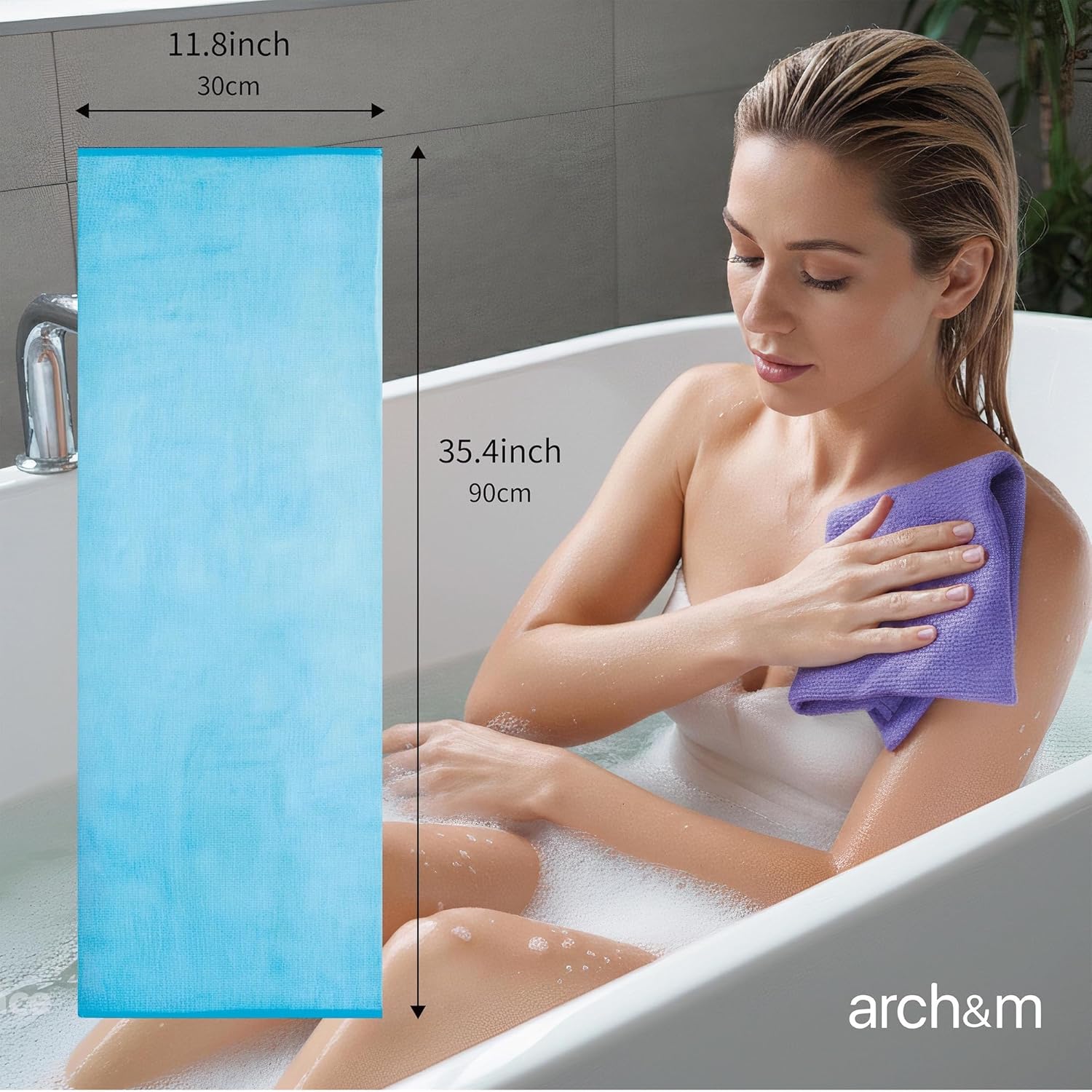 Detalle 2 de ARCH&M Exfoliating Washcloth 3-Pack