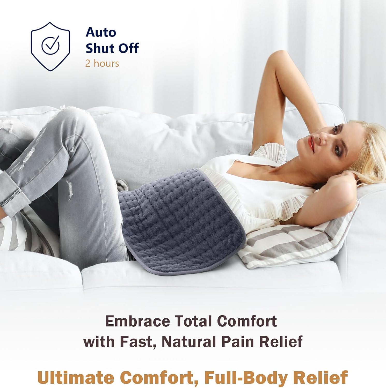 Detalle de Christmas Gifts Heating Pad 6-Setting Heat Pad 🌡