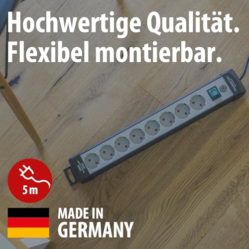 Thumbnail 1 de Brennenstuhl Premium-Line regleta 8 tomas con cable 5 m