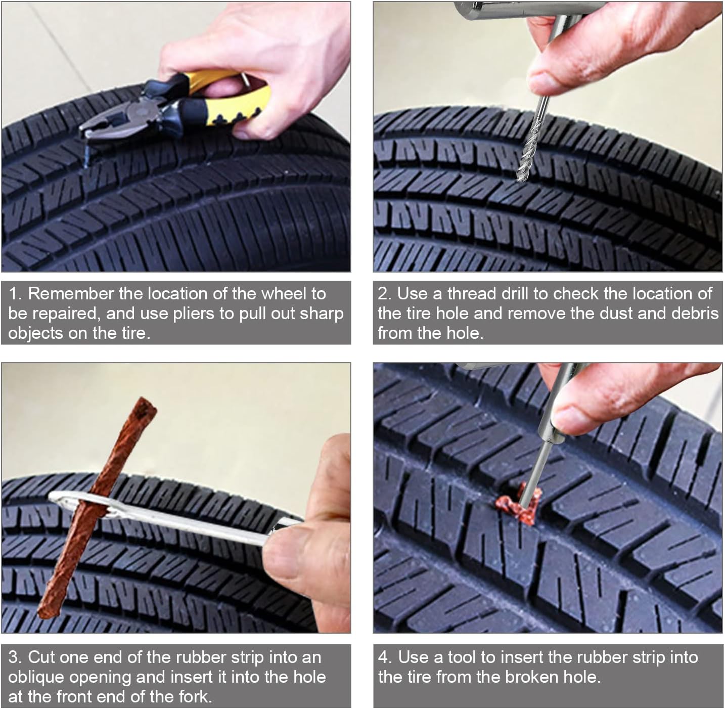 Thumbnail 3 de VonLux Reifenreparaturset Auto 67tlg Heavy Duty