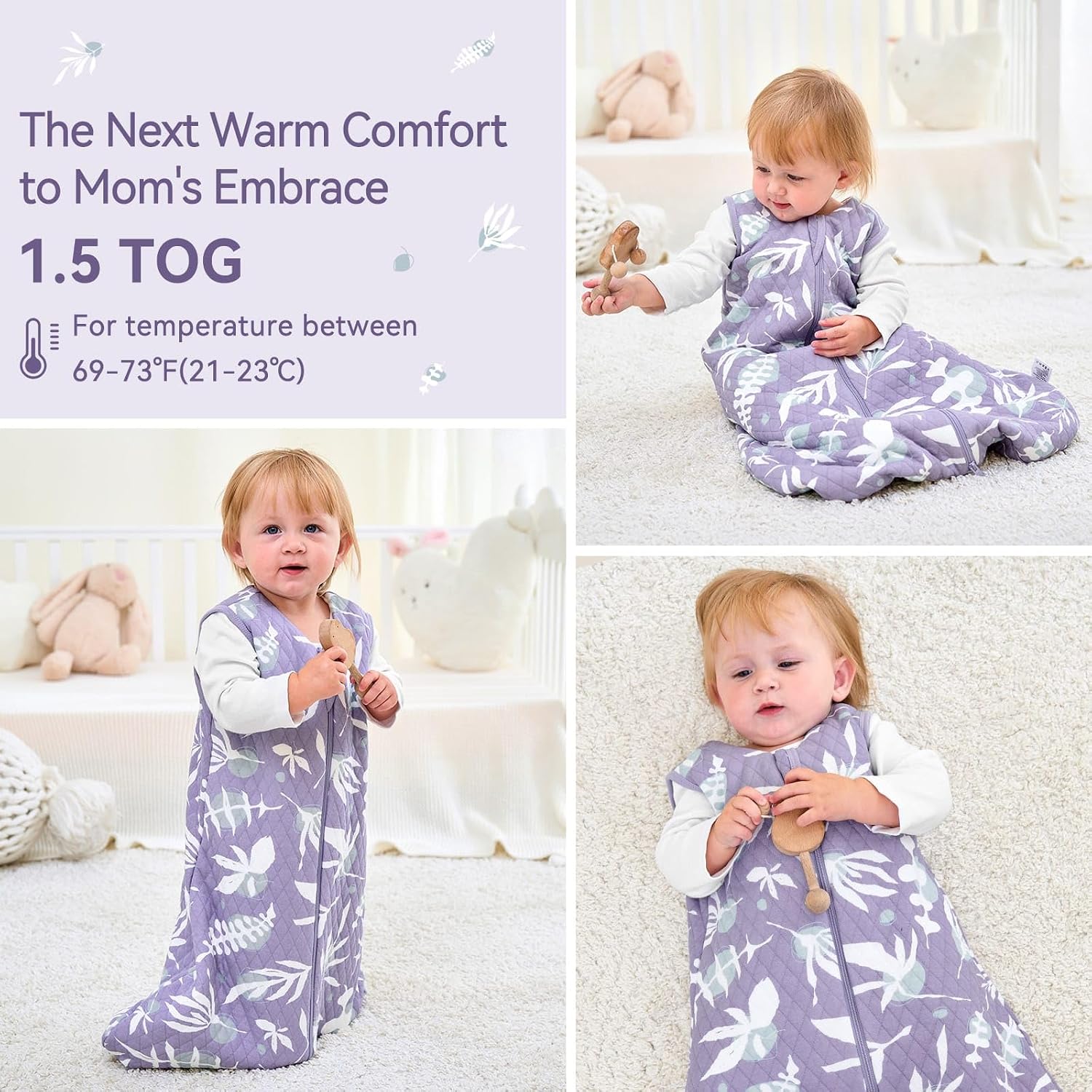 Thumbnail 5 de Unnivoll Baby Sleeping Bag 1.5 tog 12–18 months