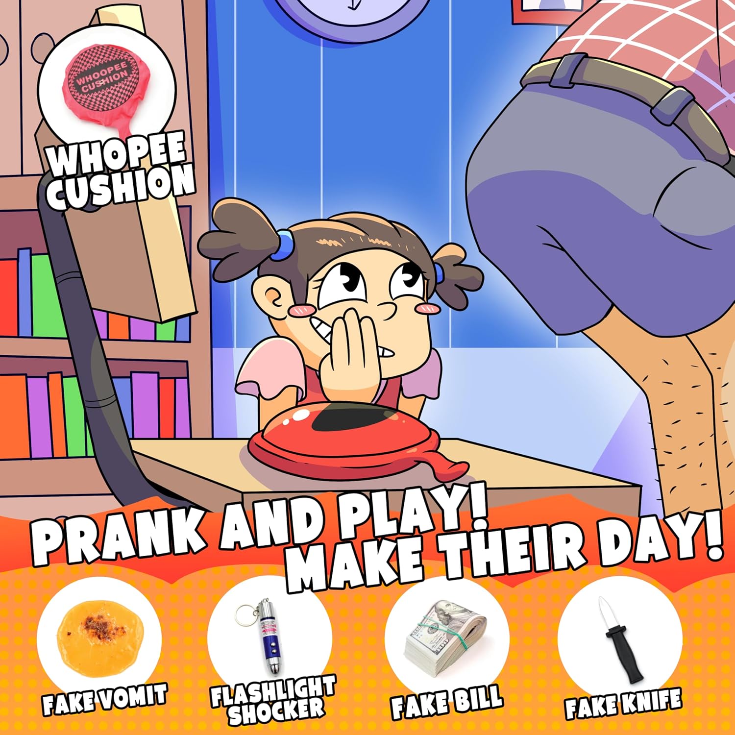 Thumbnail 3 de DIMROM Prank Kit for Kids (25 Gags) — April Fools practical joke toy set with bonus gags