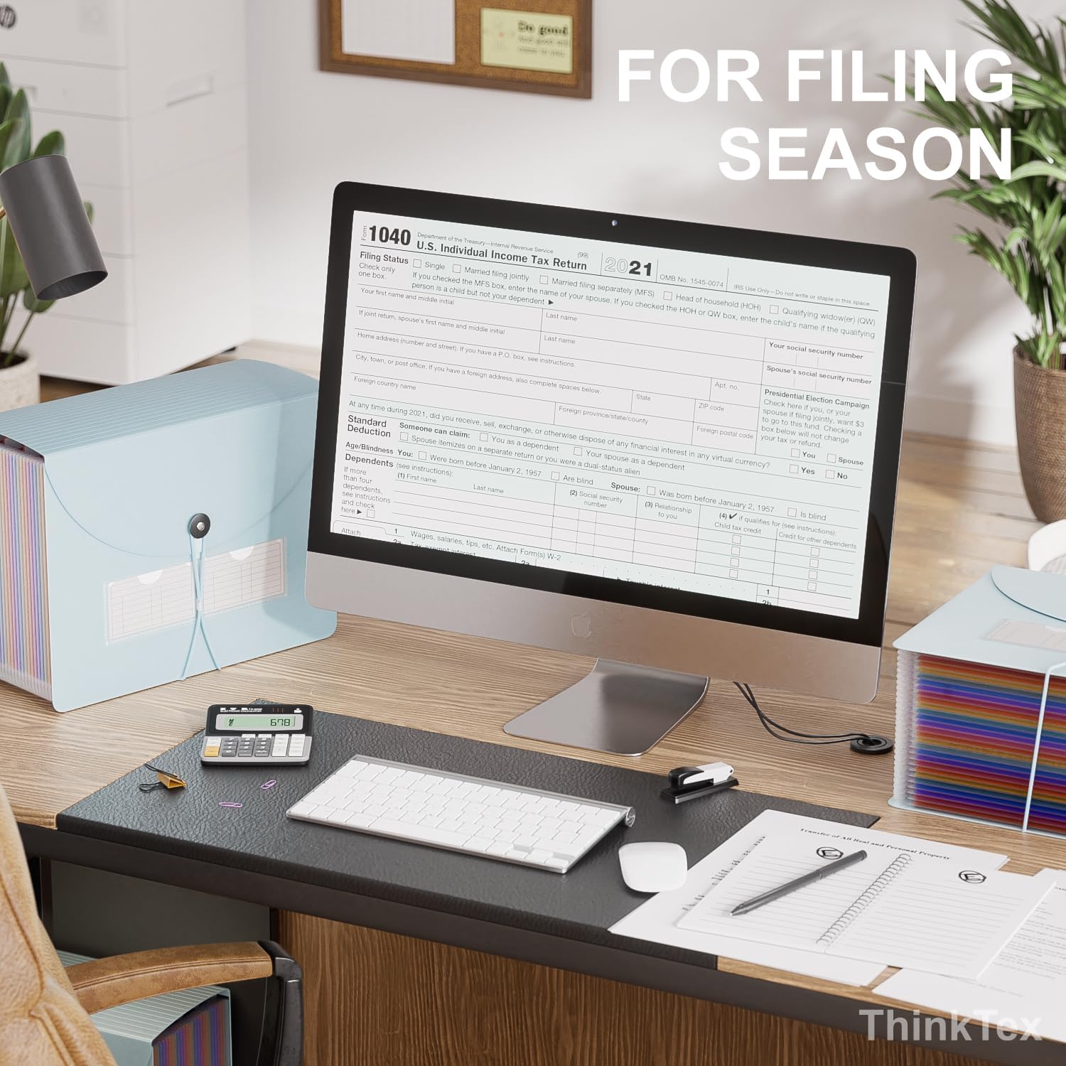 Thumbnail 4 de ThinkTex 26-pocket A4 expanding file organiser 📁