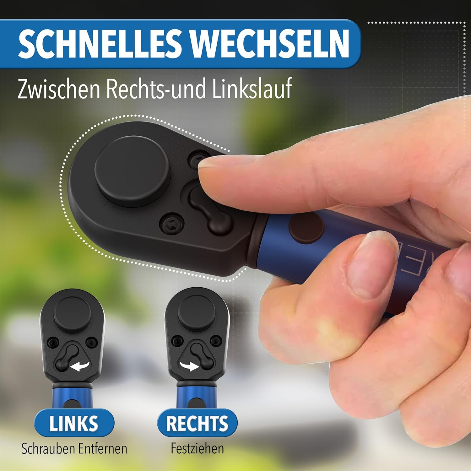 Thumbnail 2 de STONE REEF 21-teiliges Drehmomentschlüssel-Set 1/4 Zoll (1–25 Nm) für Fahrrad, Bike, MTB & E-Bike