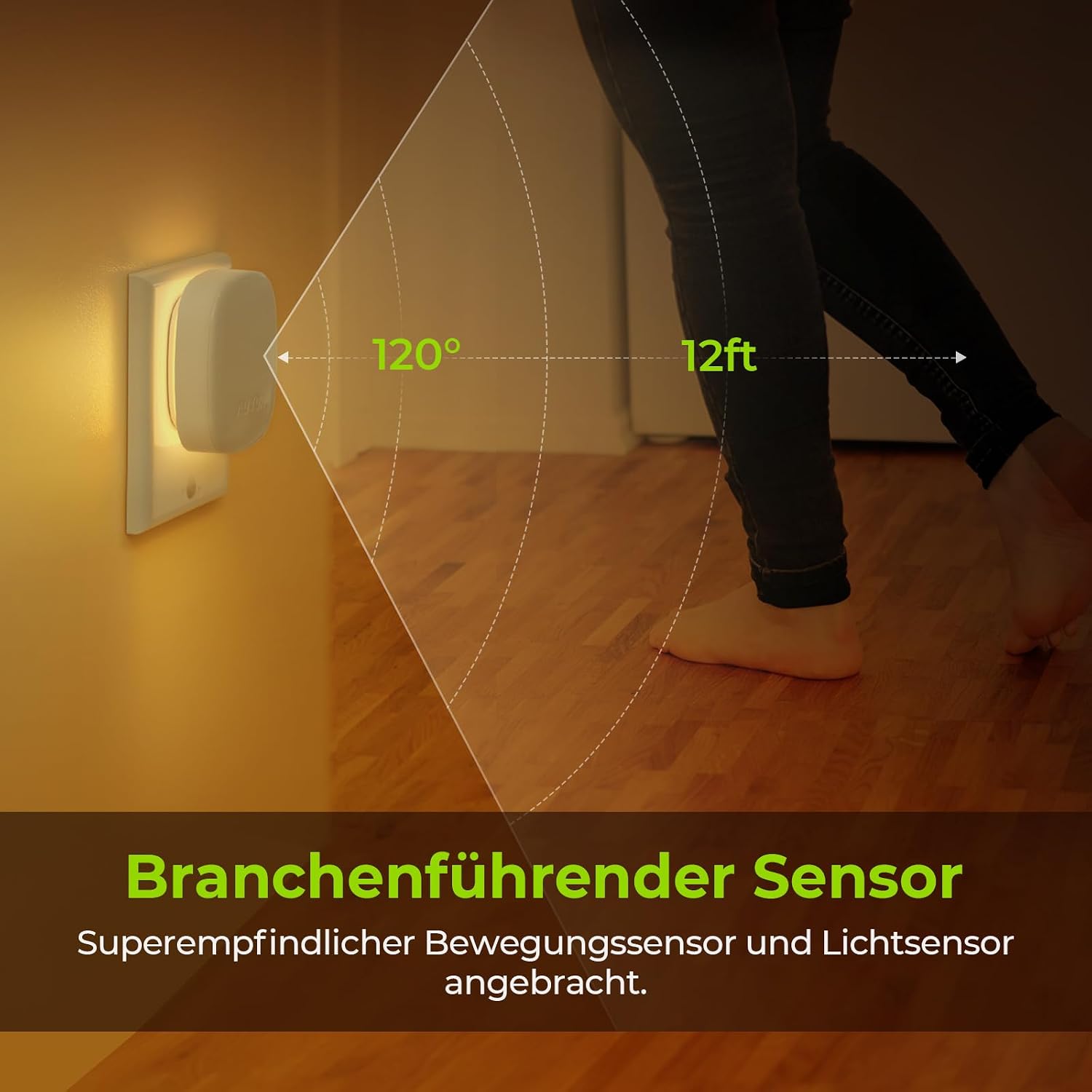 Thumbnail 4 de AUVON Nachtlicht Steckdose 2 Stück, 1–50 lm ⚡