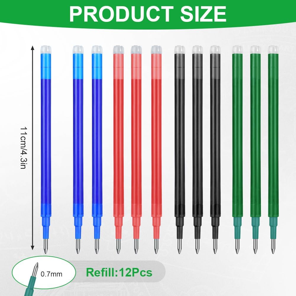 Detalle 2 de Vicloon Ricariche per Penna Cancellabile 12pz 0,7 mm