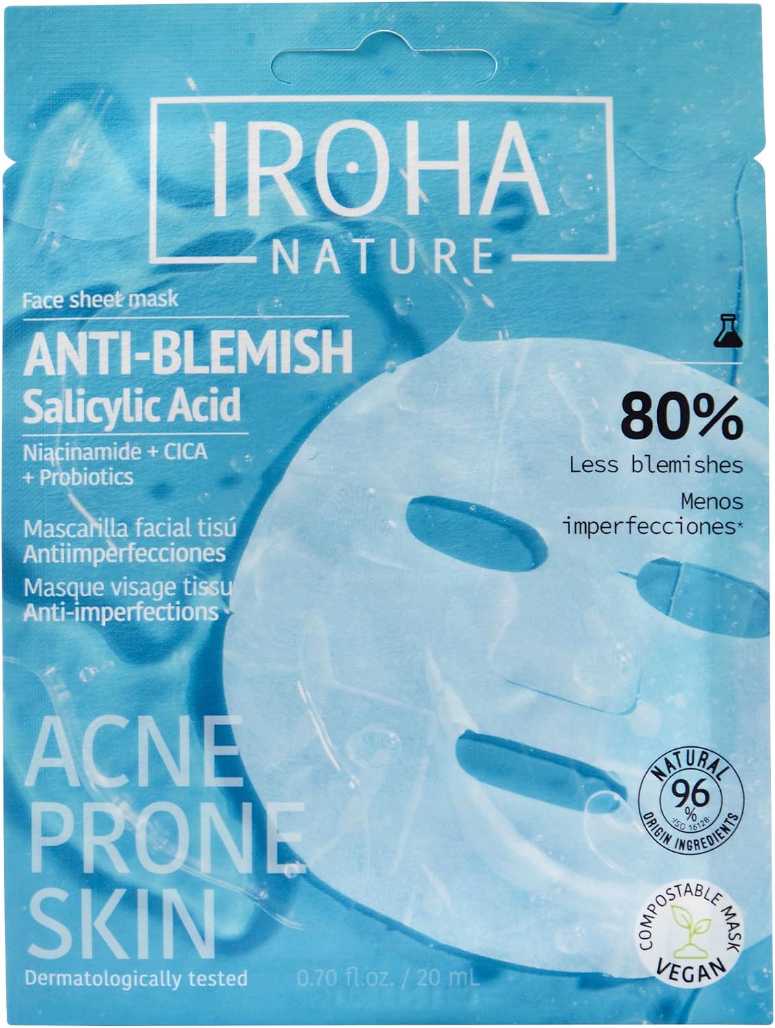 Thumbnail 6 de IROHA NATURE 4-etapowa rutyna przeciwtrądzikowa z kwasem salicylowym