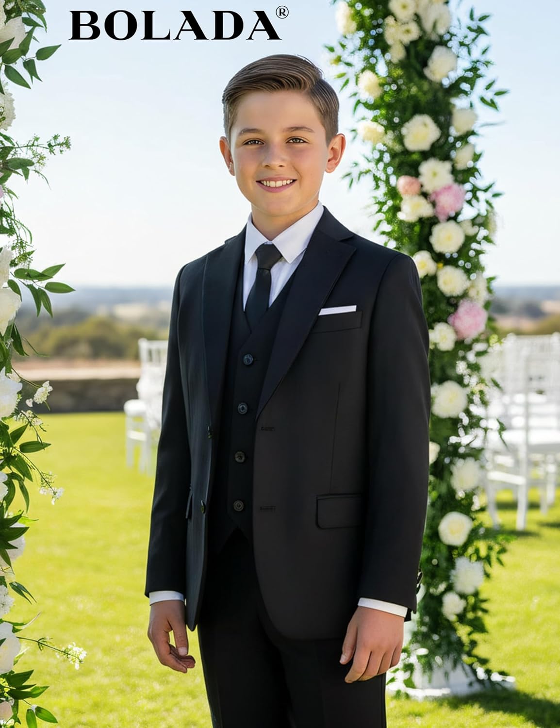 Thumbnail 1 de BOLADA Boys Formal Suit Set 2-20 👔