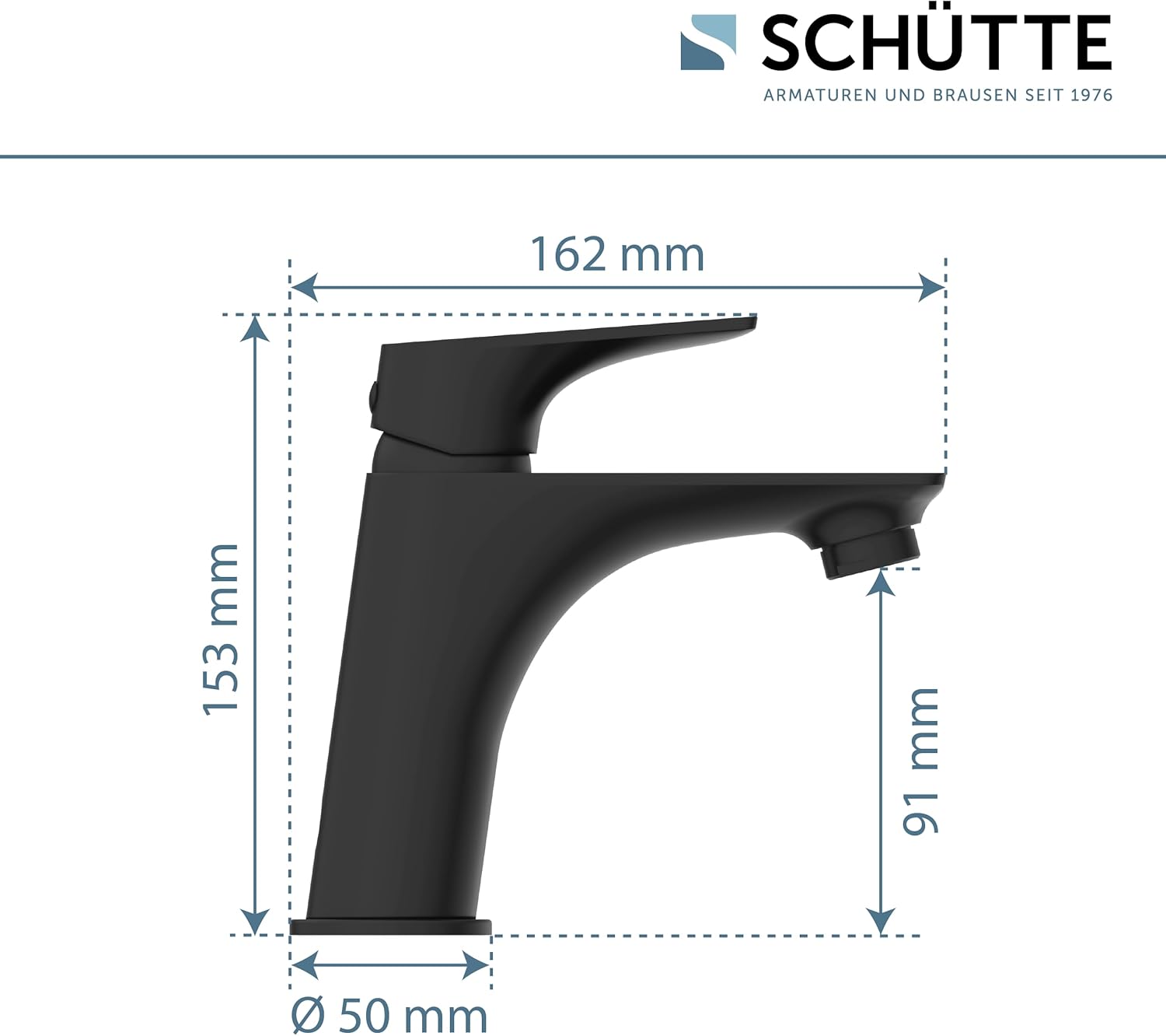 Thumbnail 5 de Schütte BOSTON 33216: Rubinetto da bagno nero opaco per lavabo, design moderno e funzionale