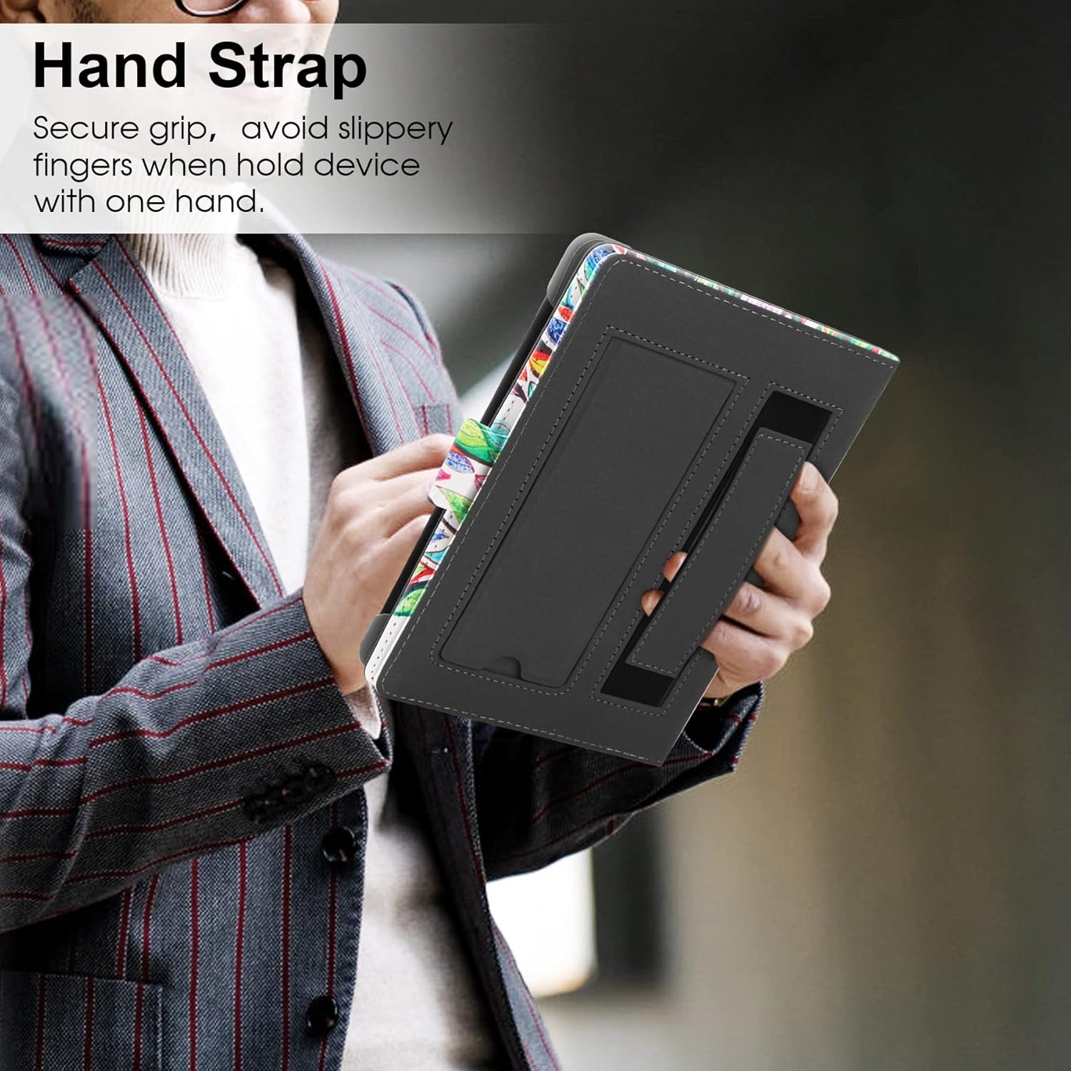 Thumbnail 2 de HoYiXi Universale Schutzhülle 6–6,8'' – Leder Standhülle kompatibel mit Kindle Paperwhite 2021–2012, 6'' Neue Kindle 2022/2019, Kobo Clara HD/2E, Nia, PocketBook & mehr