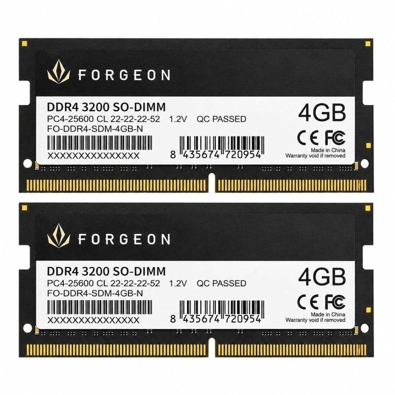 Thumbnail 3 de Forgeon Cyclone PLUS V2 DDR4 3200 MHz 8GB (2x4GB) CL22 – Negra