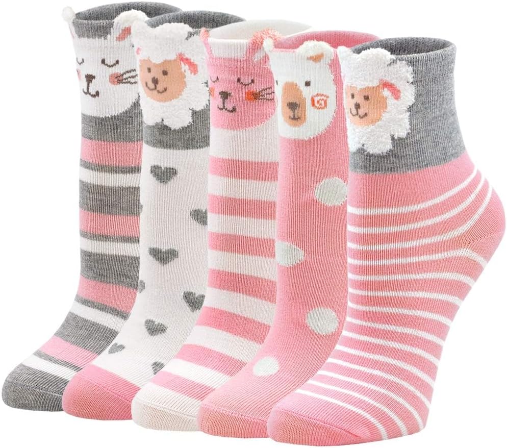 PUTUO Chaussette Fille 5 paires
