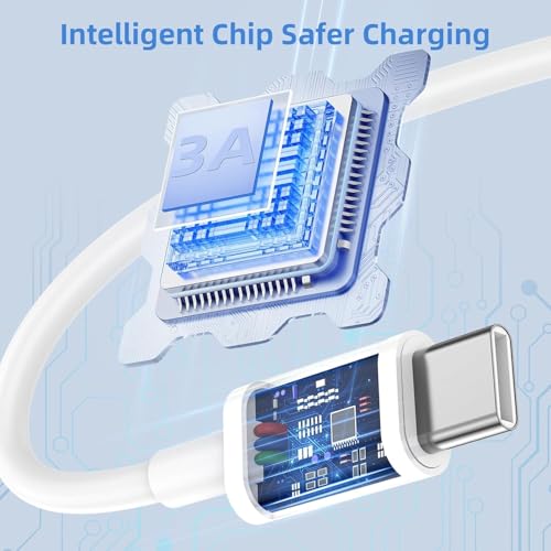 Detalle 2 de Cable USB C QZVOO 2Pack 1M+2M: Carga rápida y transferencia para iPhone y Samsung