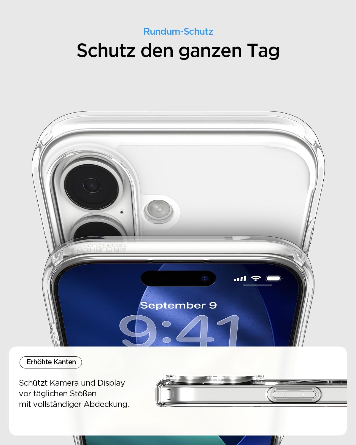 Thumbnail 4 de Spigen iPhone 17 Hülle Signature Ultra Hybrid MagFit – Transparent (Clear White)