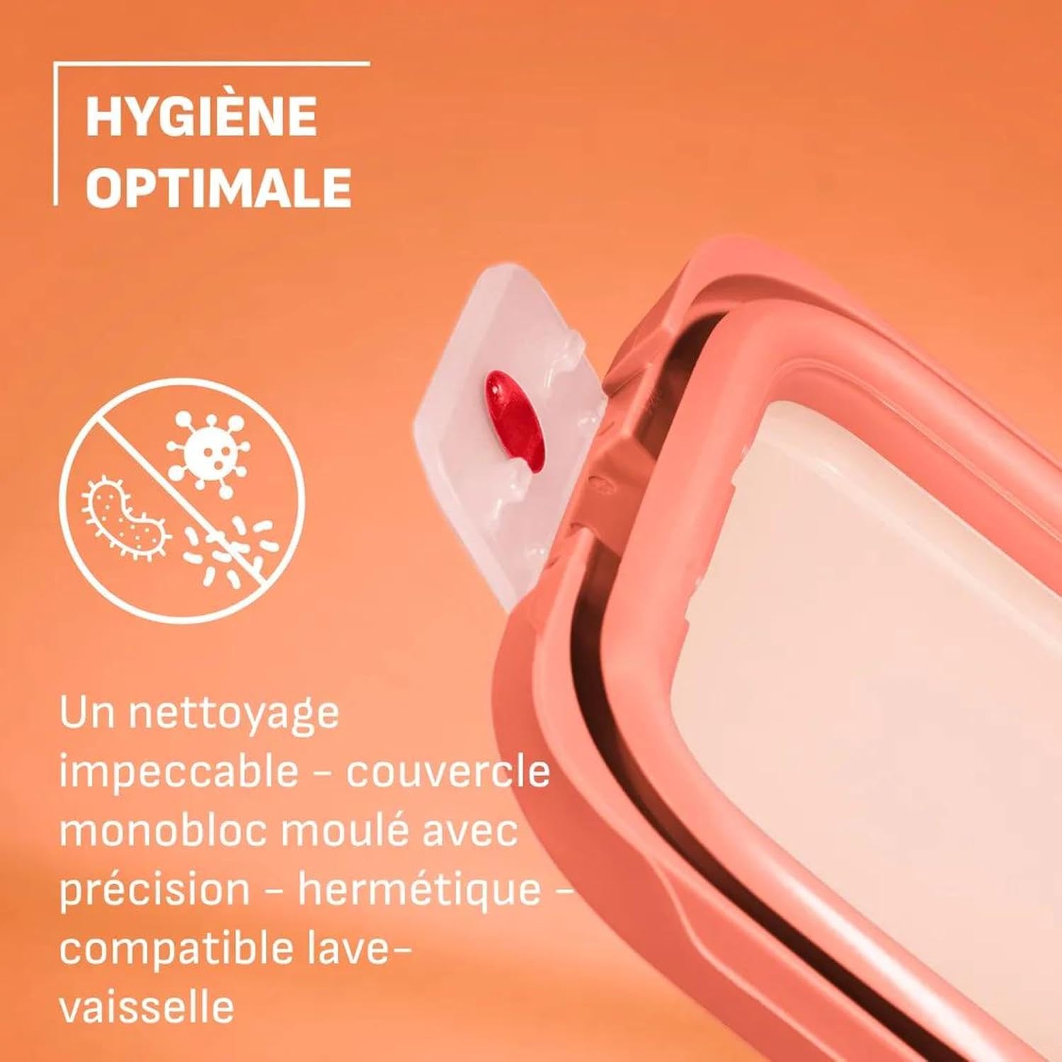 Thumbnail 6 de Emsa oneClick N1231000 – lot de 5 boîtes de conservation hermétiques à fermeture en un clic
