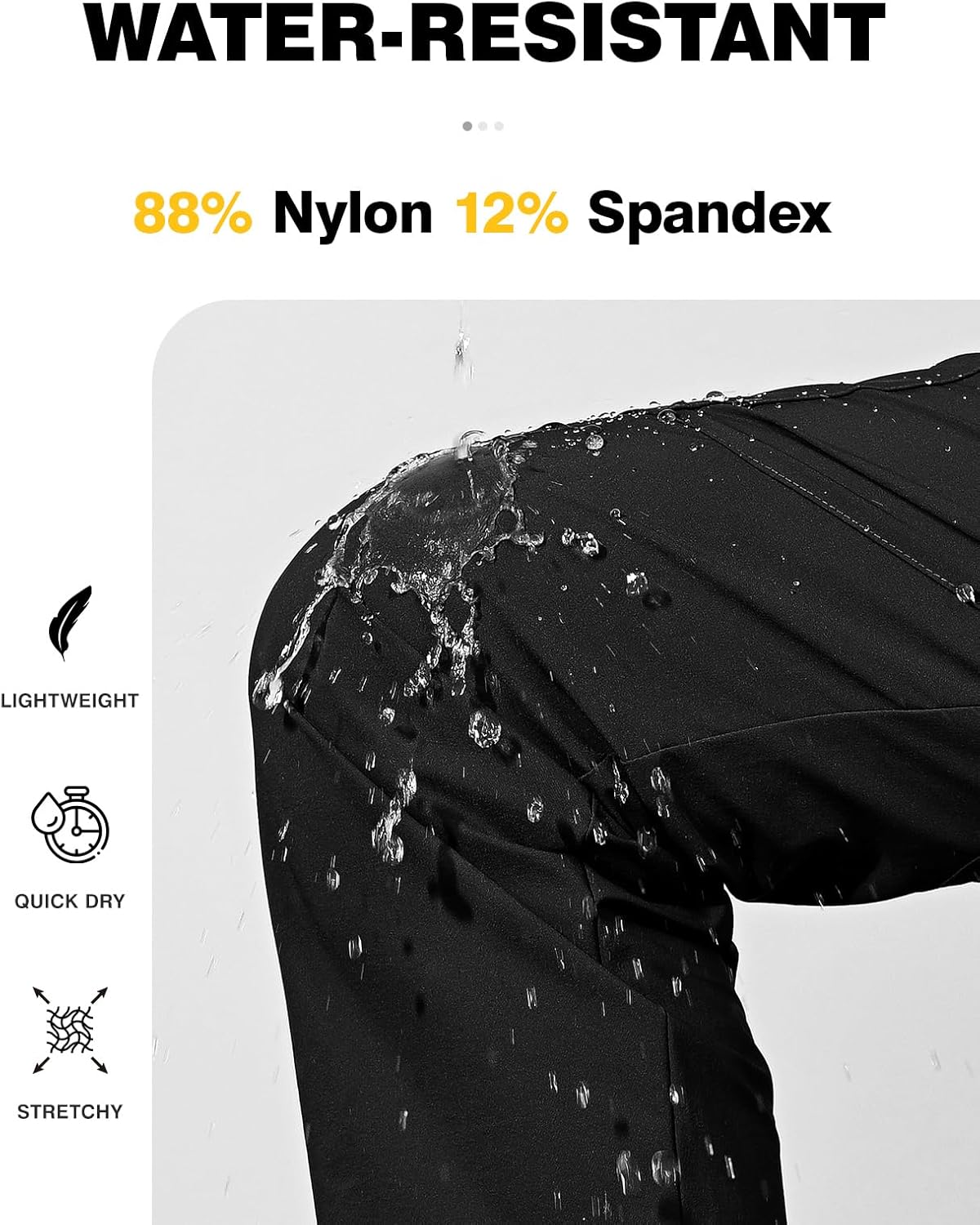 Thumbnail 3 de TBMPOY Women’s Lightweight Water-Resistant Hiking Cargo Pants with 6 Pockets