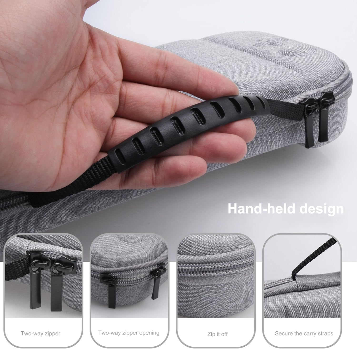 Detalle de Lemxiee Tasche für Nintendo Switch 2 – harte Tragetasche mit Schutzfolien (2 Stück)
