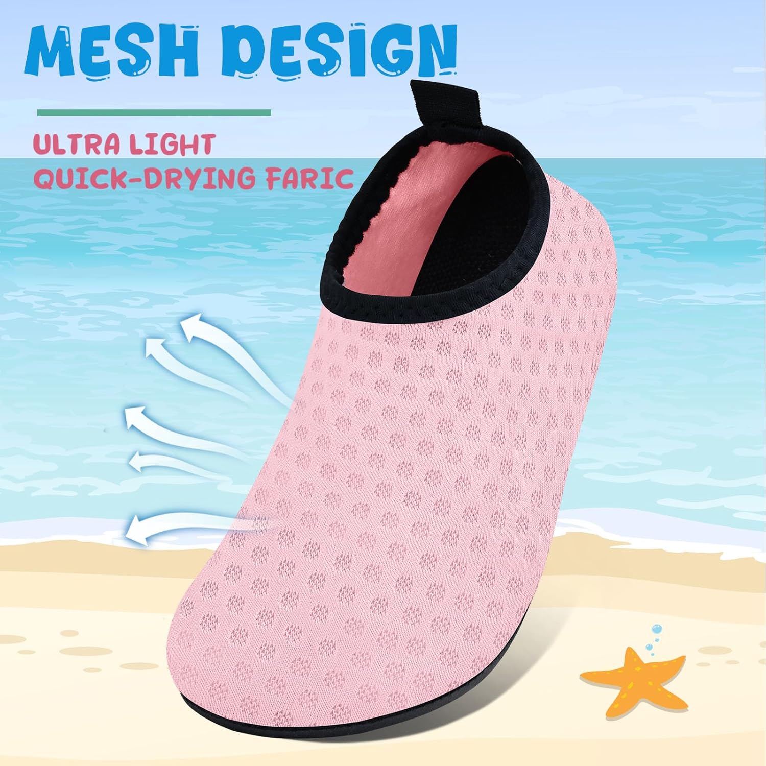 Thumbnail 2 de Kids Water Shoes: Toddler Swim Shoes for Boys & Girls – Lightweight Quick-Dry Beach Footwear