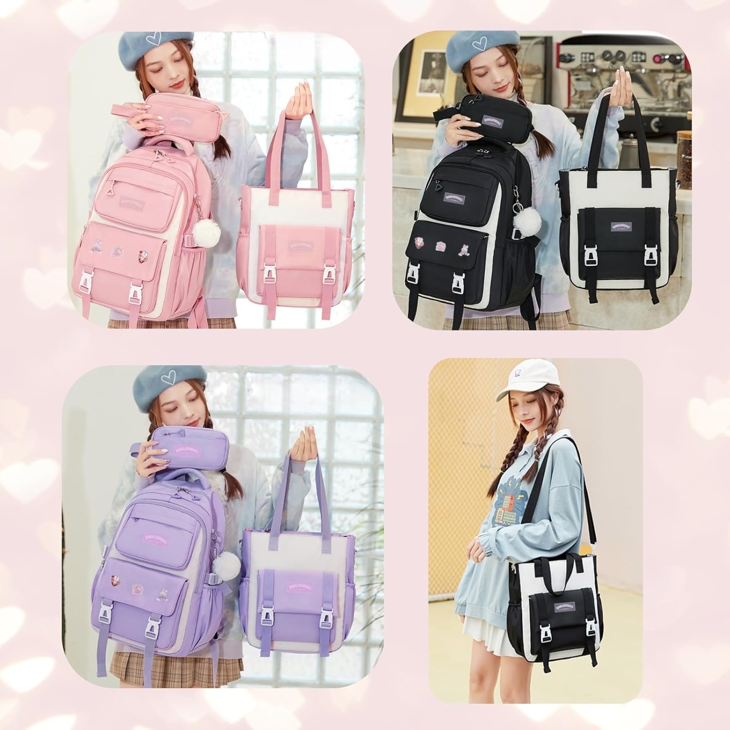 Thumbnail 2 de LANSHIYA School Bag for Girls: Cute, Durable Kids Backpack with Laptop Compartment