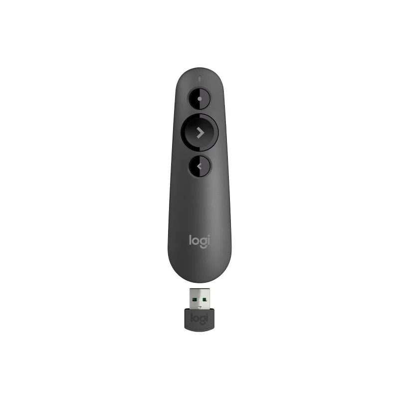 Detalle de Logitech R500: puntero láser y mando a distancia para presentaciones con alcance fiable