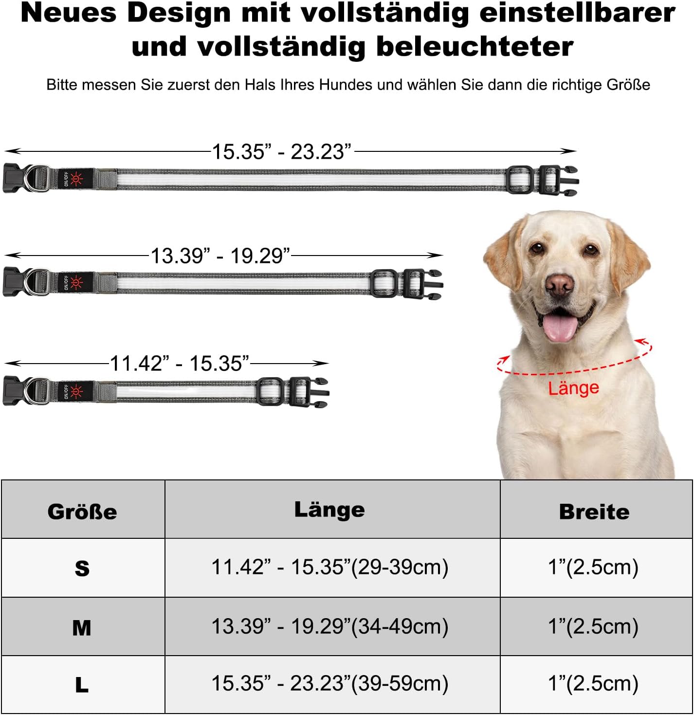 Thumbnail 4 de Leuchtendes Hundehalsband 7 Modi đ