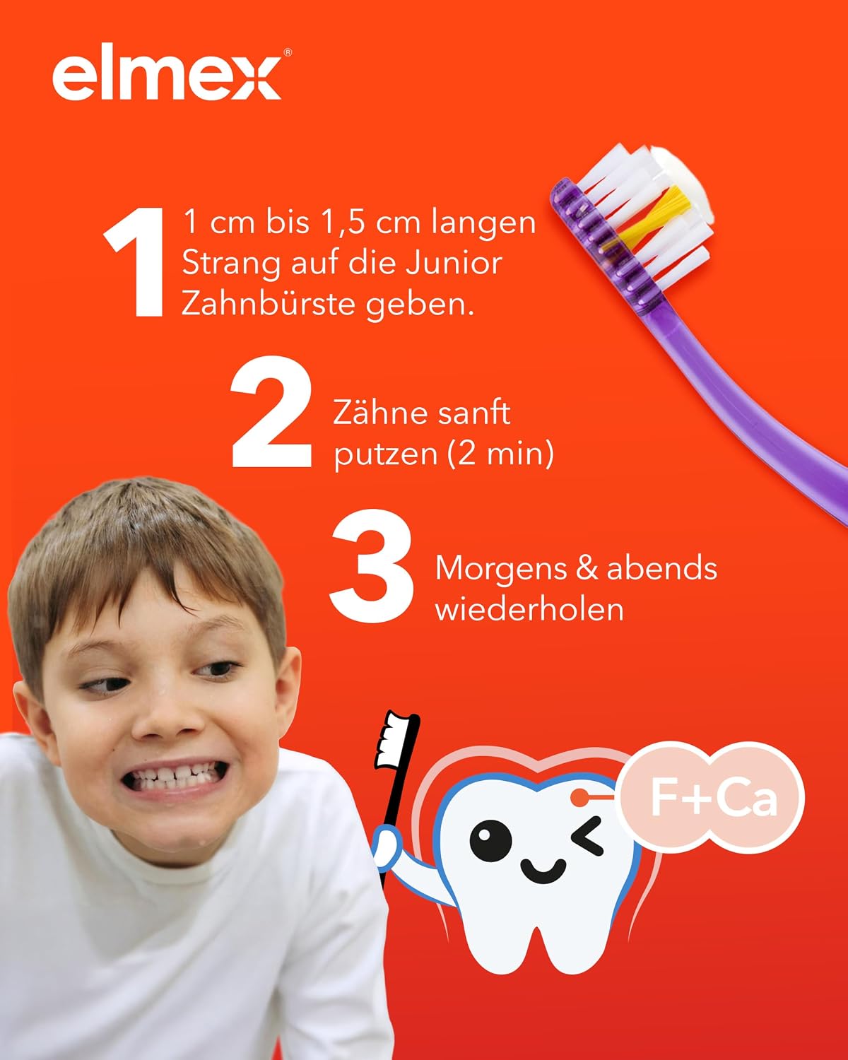 Thumbnail 5 de elmex JUNIOR Zahnpasta 6-12 Jahre – Schutz für bleibende Zähne