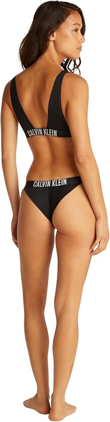 Detalle 2 de Calvin Klein Top Bikini bralette M mujer negro