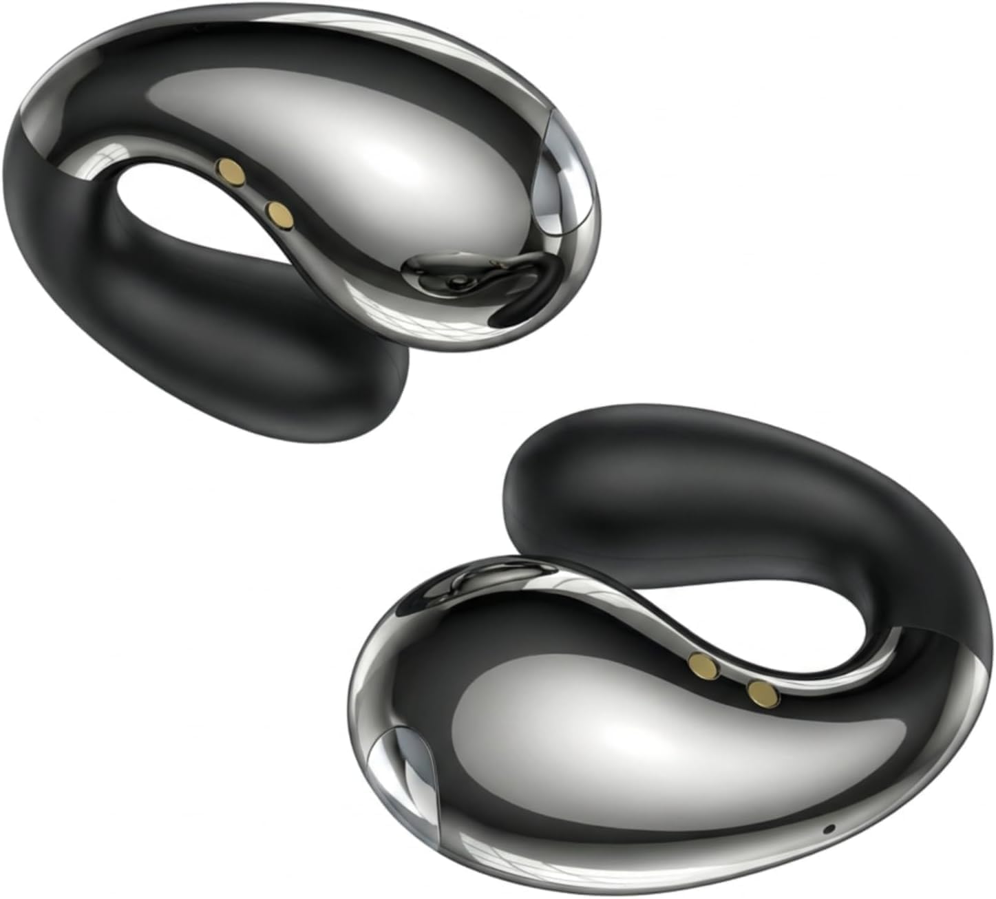 Detalle de Boytond Ultra Open Ear Earbuds — Comfortable Clip-On Bone Conduction Earbuds with Waterproof Build