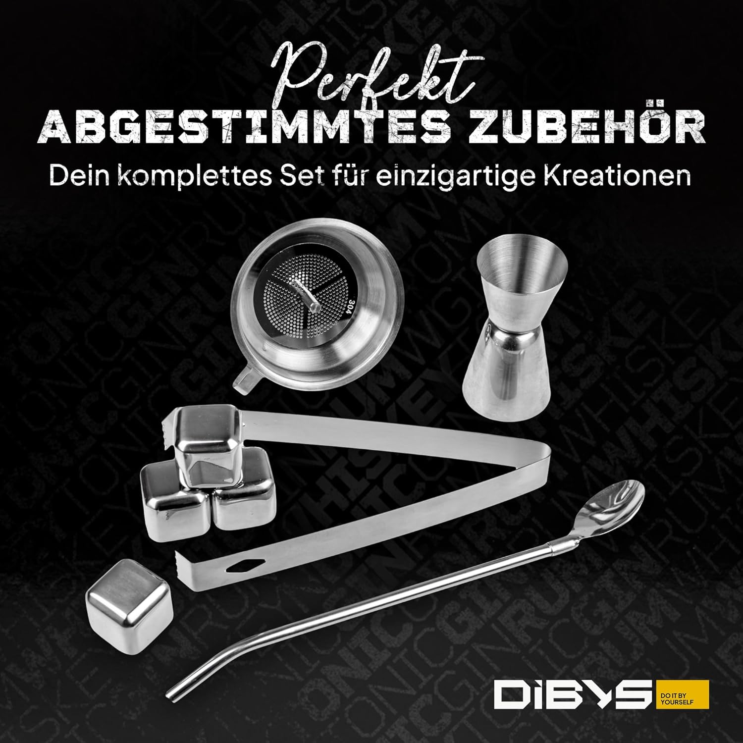 Thumbnail 3 de DIBYS DIY-Whiskey-Set inkl. 12 natürliche Botanicals & Zubehör – Whisky-Baukasten mit 4 Rezepten