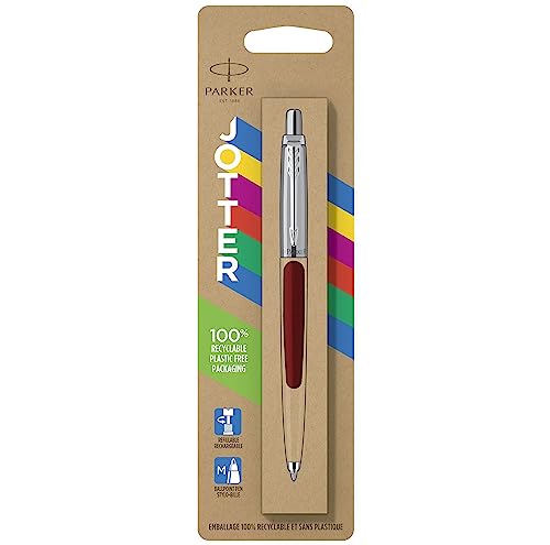 Detalle 2 de Parker Jotter Originals Bolígrafo rojo, punta mediana 🖊