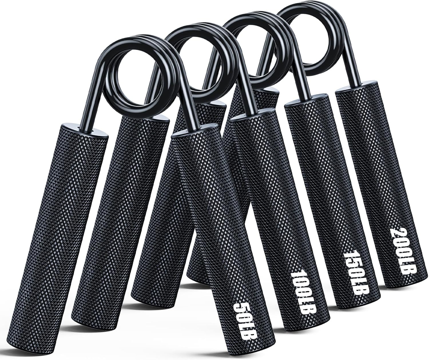 Detalle de ZEAGUS Metal Hand Grip Strength Trainer, Four-Piece Portable Set