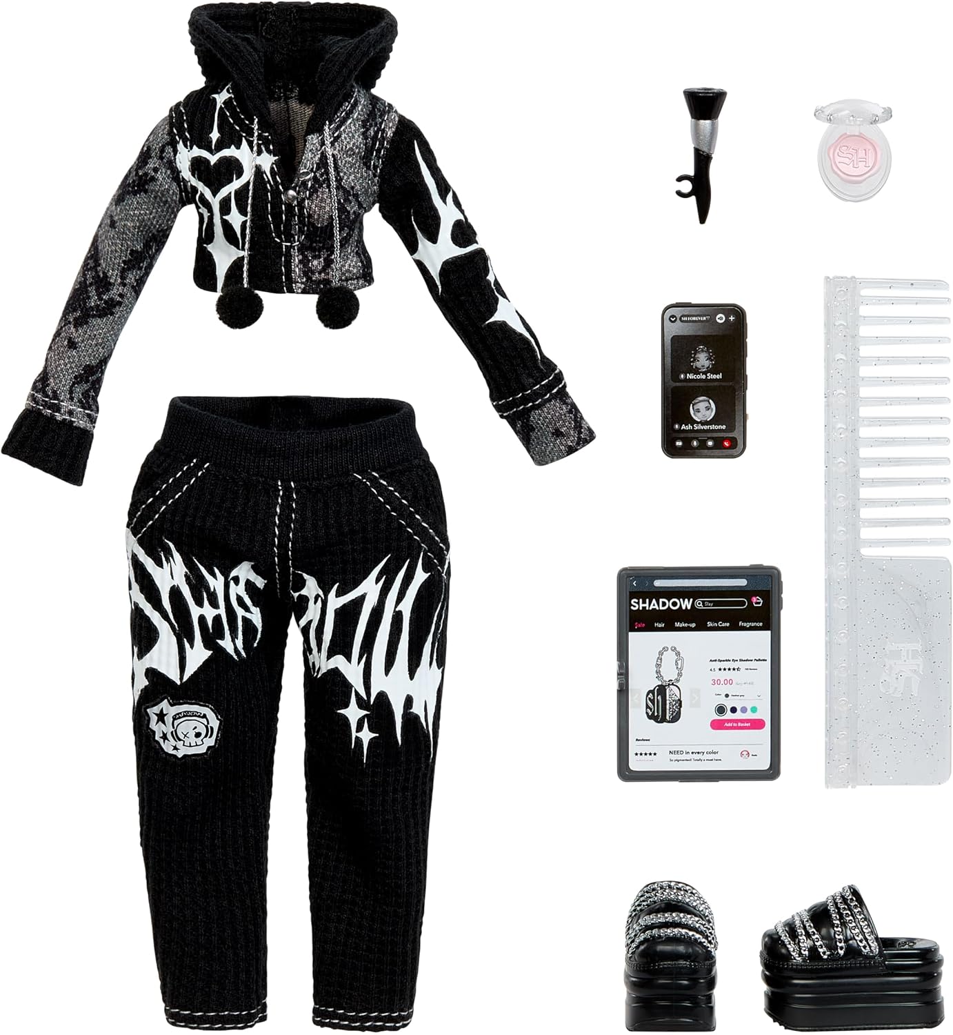 Thumbnail 4 de Rainbow High Shadow High Heather Grayson 28 cm 🎀