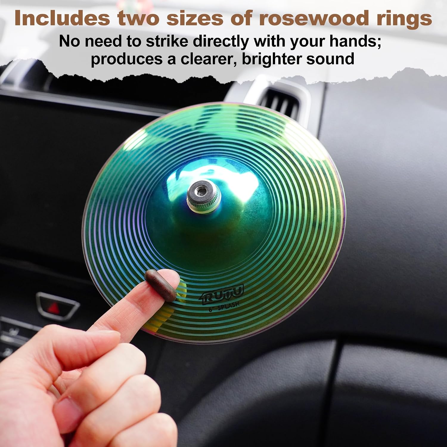 Thumbnail 6 de RUTU Car Vent Cymbal 6-inch