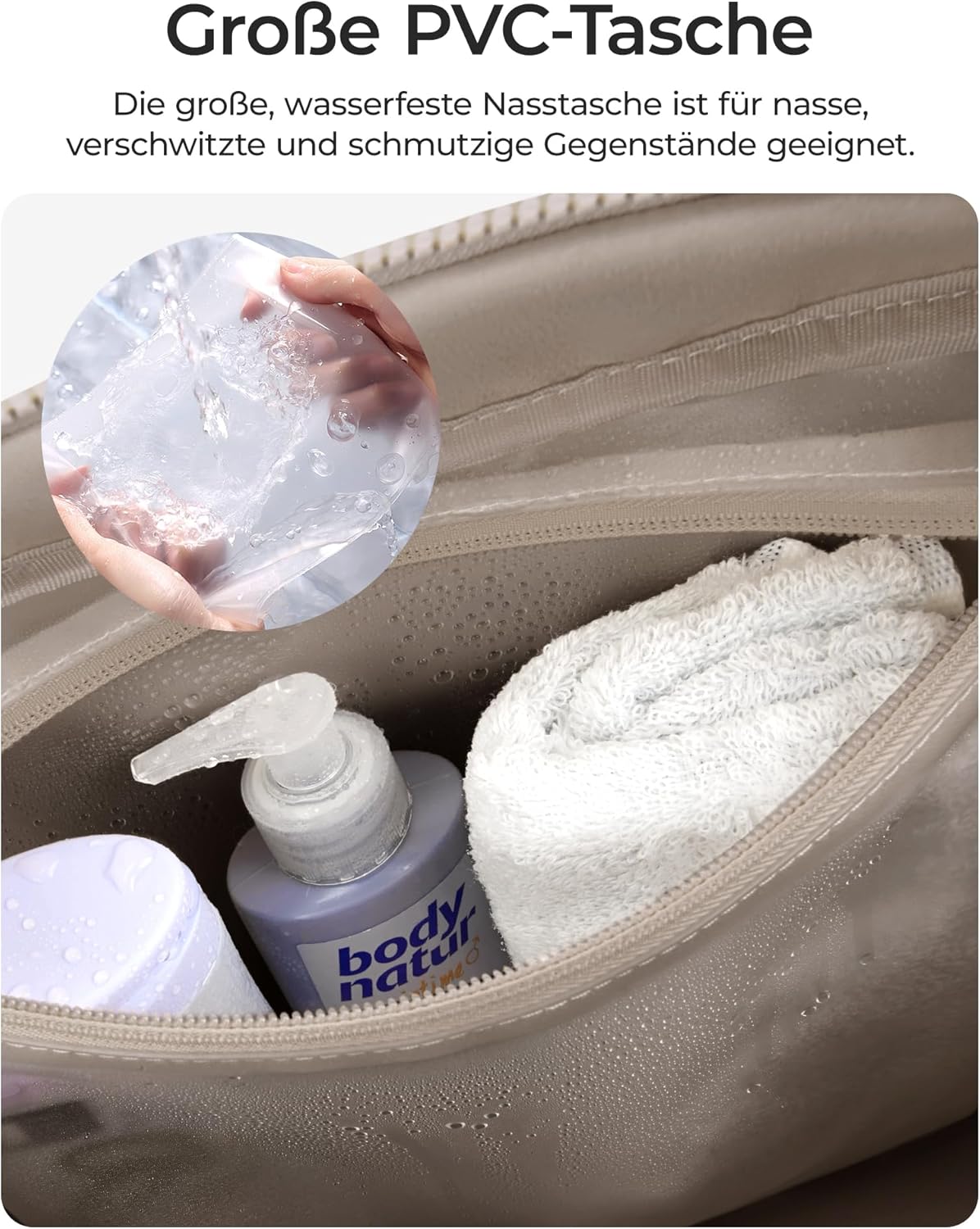 Detalle 2 de BAGSMART Puffer Reisetasche 24L
