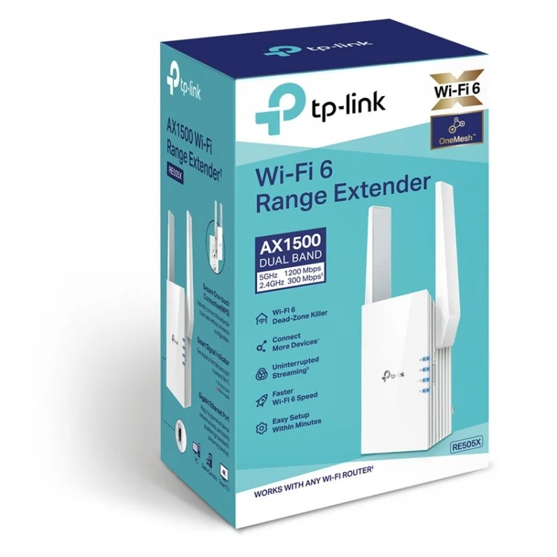 Thumbnail 1 de TP-Link RE505X Repetidor WiFi 6 AX1500 1 unidad