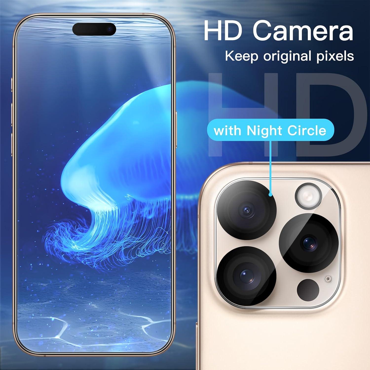 Thumbnail 5 de JETech Sichtschutz fürs iPhone 16 Pro Max 6,9 Zoll