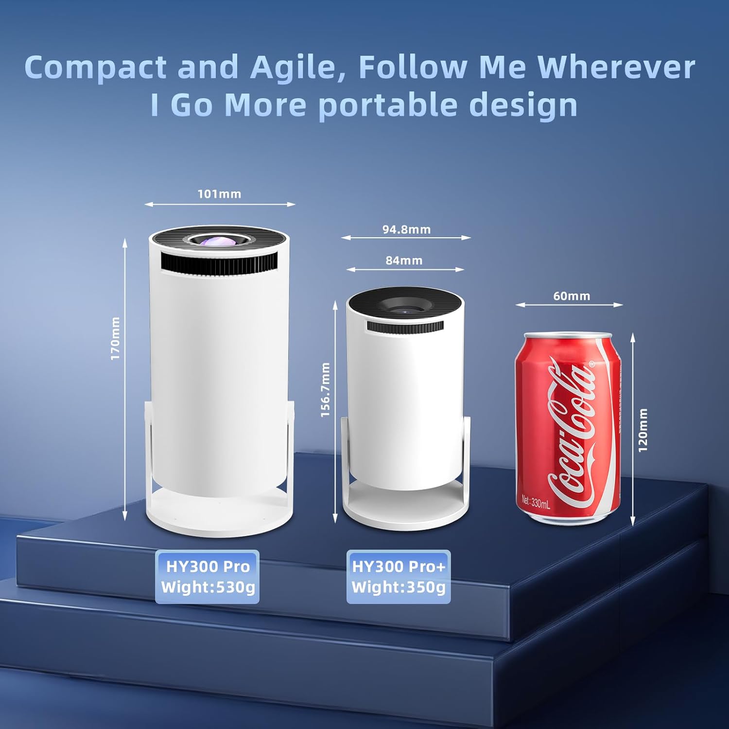 Thumbnail 6 de Salange HY300 PRO+ mini projector 535g