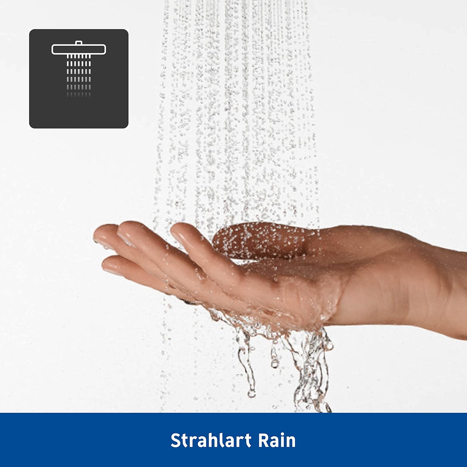 Thumbnail 5 de Duravit Universal douchette: pommeau de douche Rain avec réduction MinusFlow et entretien facilité