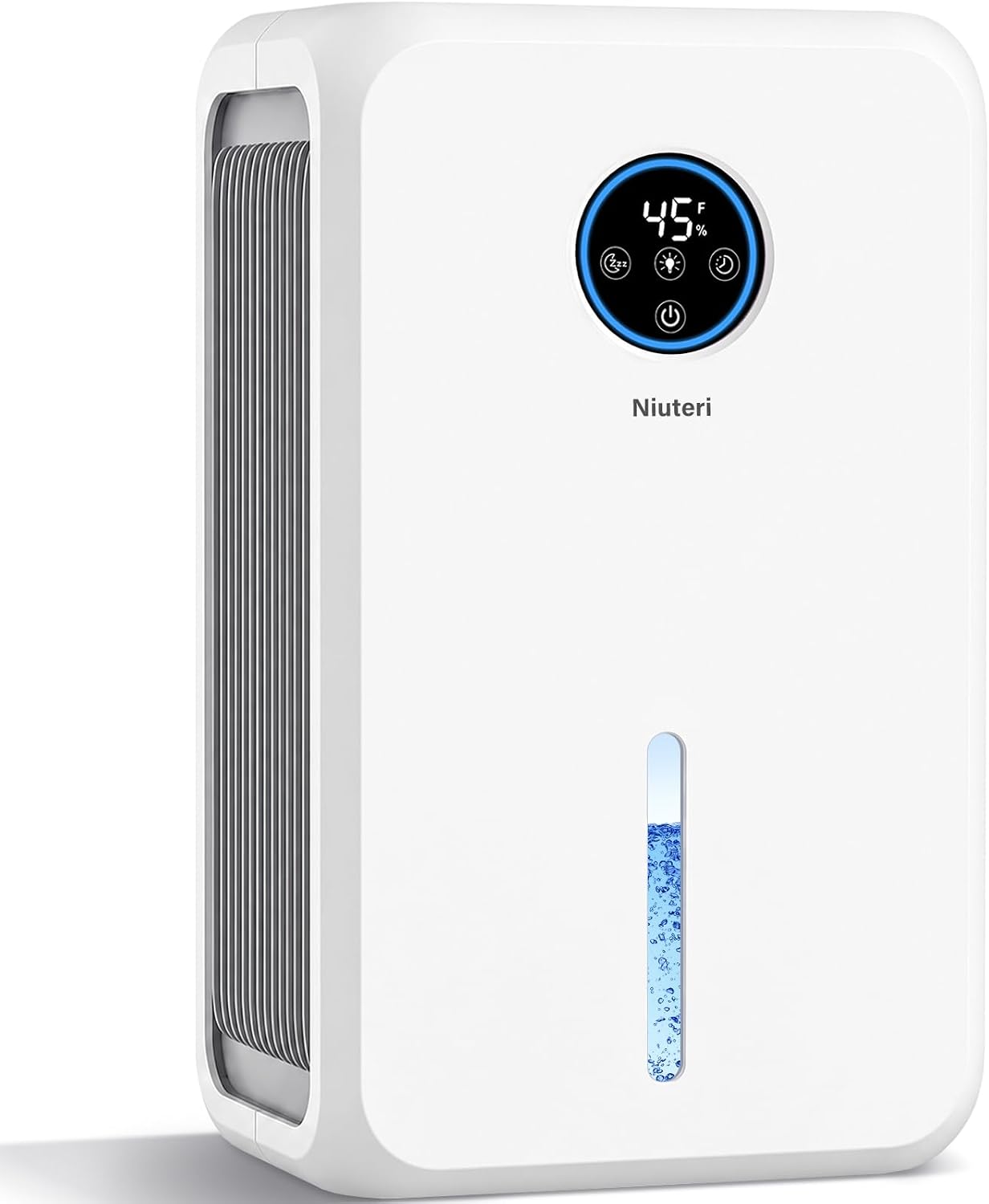 Detalle de Niuteri PS-0915 Dehumidifier, 98 fl oz, Humidity Display & Sleep Mode